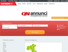 Tablet Screenshot of annunci.quotidiano.net